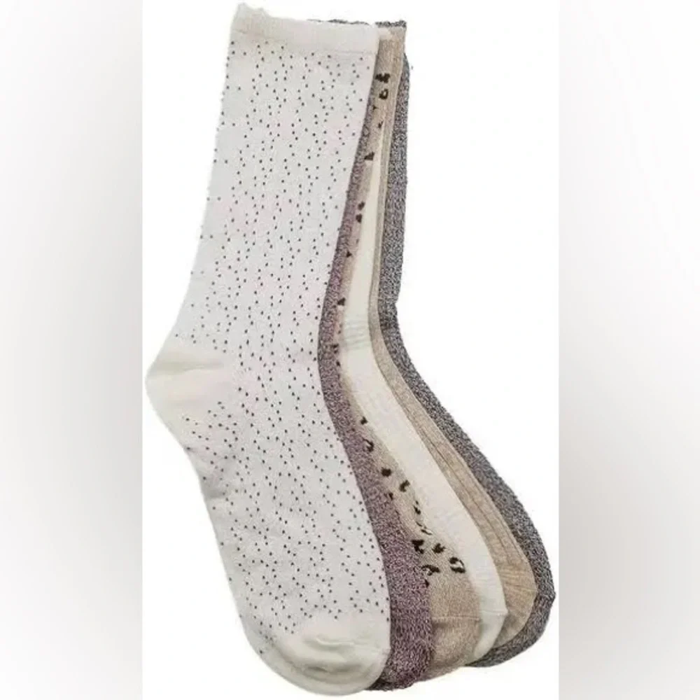 NWT Cuddl Duds 6-Pack Super Soft Cozy Crew Socks Fits Women’s Shoe sizes 4-10 - Picture 6 of 8